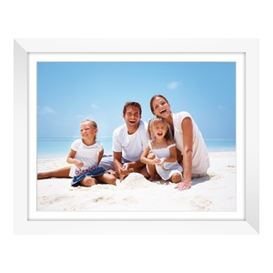 myposter, Poster im Holzrahmen breit in Galerie-Optik in weiß im Format 20 x 15 cm, 