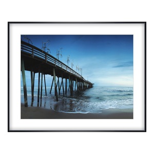 myposter, Poster im Alurahmen rund in schwarz matt im Format 80 x 60 cm, 