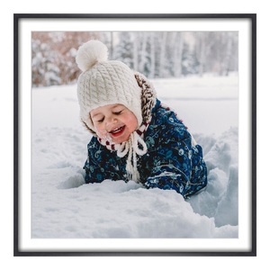 myposter, Fotodruck auf hochwertiges Papier im Bilderrahmen Alu eckig in schwarz matt im Format 24 x 18 cm, 