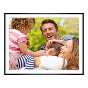 myposter, Foto auf Hahnemühle Papier im Rahmen Alu rund in schwarz im Format 30 x 20 cm, 