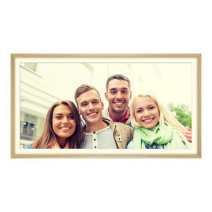 myposter, Poster im Bilderrahmen Buchenholz mit Maserung als Panorama im Format 90 x 45 cm, 