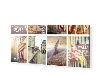 myposter, Fotocollage auf Acrylglas im Format 60 x 30 cm als Panorama im Format 60 x 30 cm, Fotocollage auf Acrylglas im Format 60 x 30 cm als Panorama im Format 60 x 30 cm