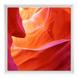 myposter, Fotos auf Leinwand im Schattenfugen Rahmen für Fotos auf Leinwand in weiß quadratisch im Format 30 x 30 cm, 