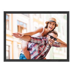 myposter, Leinwand im Schattenfugen Rahmen Gemasert für Fotos auf Leinwand in schwarz im Format 20 x 15 cm, 