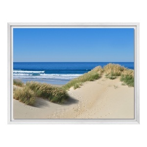 myposter, Foto auf Glas im Schattenfugen Rahmen Gemasert in weiß im Format 32 x 18 cm, 