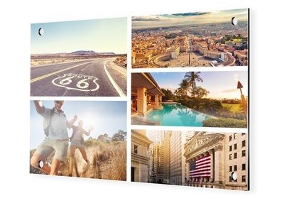 myposter, Fotocollage auf Alu Dibond im Format 60 x 50 cm im Format 60 x 50 cm, Fotocollage auf Alu Dibond im Format 60 x 50 cm im Format 60 x 50 cm