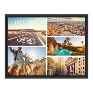 myposter, Collage auf Leinwand im Wunschformat im Format 20 x 15 cm im Rahmen, 