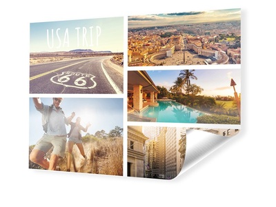 myposter, Fotocollage auf PVC-Plane im Format 90 x 60 cm im Format 90 x 60 cm, Fotocollage auf PVC-Plane im Format 90 x 60 cm im Format 90 x 60 cm
