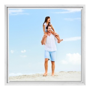 myposter, Foto auf Platte im Schattenfugen Rahmen Gemasert in weiß quadratisch im Format 40 x 40 cm, 