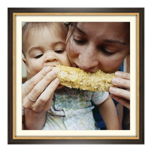 myposter, Fotoabzug auf Hahnemühle im Holzrahmen antik in schwarz mit gold im Format 40 x 30 cm, 