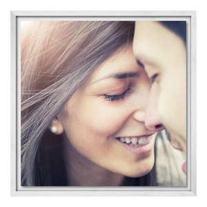 myposter, Foto auf Alu Dibond im Format 48 x 27 cm im Schattenfuge Platte im Format 48 x 27 cm, weiß in weiß im Format 48 x 27 cm, Foto auf Alu Dibond im Format 48 x 27 cm im Schattenfuge Platte im Format 48 x 27 cm, weiß in weiß im Format 48 x 27 cm