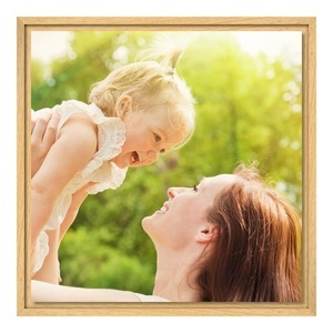 myposter, Photoleinwand im Schattenfugen Rahmen Natur für Fotos auf Leinwand im Format 70 x 50 cm, 