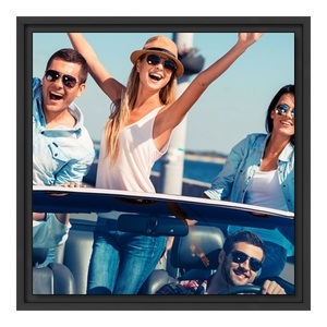 myposter, Gallery Bond im Schattenfugen Rahmen in schwarz als Panorama im Format 50 x 20 cm, 