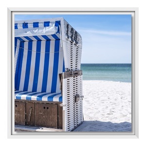 myposter, Foto auf Alu im Schattenfugen Rahmen in weiß als Panorama im Format 50 x 25 cm, 