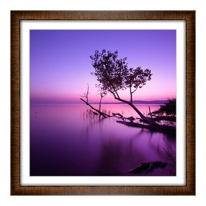myposter, Poster im Naturholz Rahmen Kastanie used im Format 48 x 27 cm, 