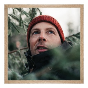 myposter, Foto auf Künstlerpapier im Naturholz Rahmen Eiche gemasert im Format 80 x 45 cm, 