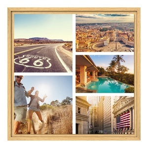 myposter, Fotocollage auf Leinwand im Format 90 x 60 cm im Format 90 x 60 cm im Rahmen, Fotocollage auf Leinwand im Format 90 x 60 cm im Format 90 x 60 cm im Rahmen