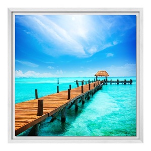 myposter, Foto auf Platte im Schattenfugen Rahmen Gemasert in weiß quadratisch im Format 30 x 30 cm, 