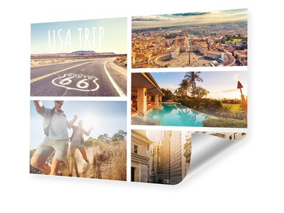myposter, Collage auf Poster im Wunschformat im Format 30,5 x 30,5 cm, 