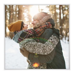 myposter, Foto auf Hahnemühle Papier im Rahmen Alu rund in weiß im Format 45 x 30 cm, 