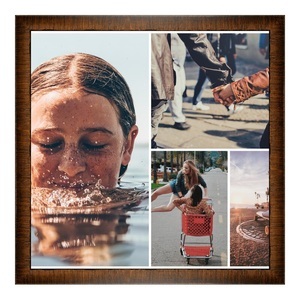 myposter, Rahmen Holz Kastanie used als Panorama im Format 50 x 20 cm, 