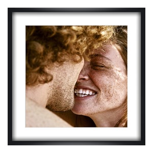myposter, Fotodruck auf hochwertiges Papier im Holzbilderrahmen in schwarz im Format 60 x 50 cm, 