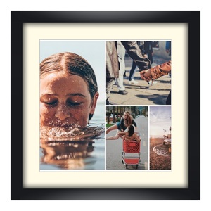 myposter, Bilderrahmen Holz breit in Galerie-Optik in schwarz im Format 45 x 30 cm, 