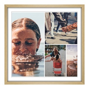 myposter, Vollholz Bilderrahmen Buche gemasert natur im Format 30 x 21 cm, 