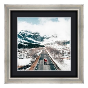 myposter, Fotoabzug auf Hahnemühle im Holzrahmen antik in silber im Format 28 x 21 cm, 