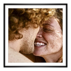 myposter, Fotodruck auf hochwertiges Papier im Bilderrahmen Alu eckig in schwarz im Format 35 x 28 cm, 