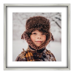 myposter, Fotoabzug auf Hahnemühle im Holzrahmen gebürstet in silber im Format 28 x 21 cm, 