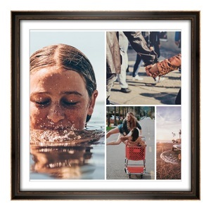 myposter, Fotocollage als Poster im Format 18 x 13 cm im Format 18 x 13 cm im Rahmen, Fotocollage als Poster im Format 18 x 13 cm im Format 18 x 13 cm im Rahmen