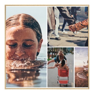 myposter, Gallerybond Collage im Format 30 x 20 cm im Rahmen, 