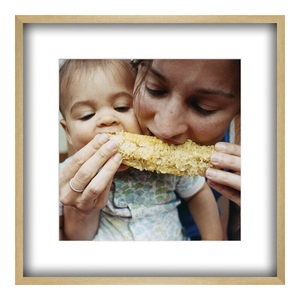 myposter, Poster im Holzrahmen Buche gemasert natur im Format 32 x 24 cm, 