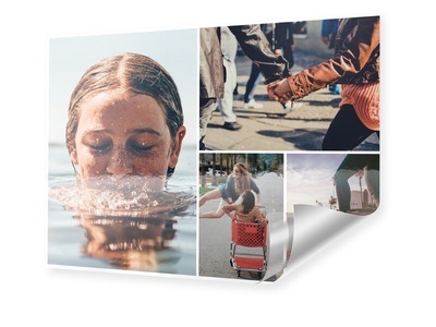 myposter, Collage auf Poster im Format 100 x 75 cm, 