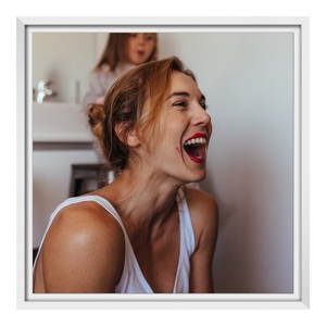 myposter, Foto auf Platte im Schattenfugen Rahmen in weiß quadratisch im Format 20 x 20 cm, 