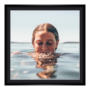 myposter, Foto auf Hahnemühle Papier im Rahmen Alu eckig in schwarz im Format 15 x 10 cm, 