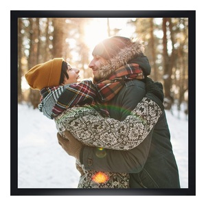 myposter, Poster im Bilderrahmen Holz in schwarz quadratisch im Format 10 x 10 cm, 