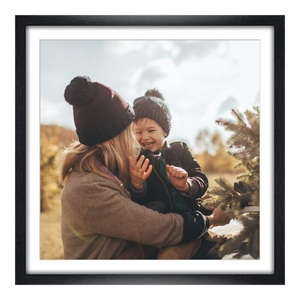 myposter, Poster im Holzbilderrahmen gemasert in schwarz im Format 60 x 50 cm, 