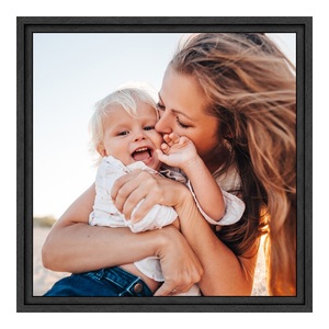 myposter, Alu-Dibond im Schattenfugen Rahmen Gemasert in schwarz im Format 32 x 24 cm, 
