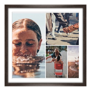 myposter, Holzrahmen gemasert in braun DIN Format im Format 59,4 x 42 cm, 