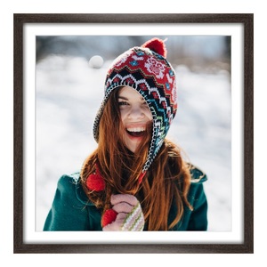 myposter, Poster im Rahmen Holz gemasert in braun im Format 32 x 18 cm, 