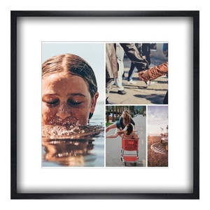 myposter, Bilderrahmen Holz gemasert in schwarz im Format 45 x 30 cm, 