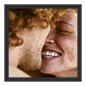myposter, Foto auf Alu im Schattenfugen Rahmen in schwarz als Panorama im Format 70 x 35 cm, 