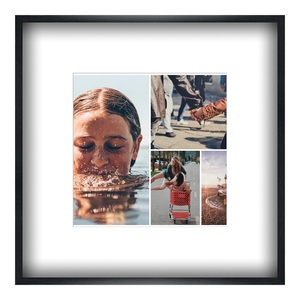myposter, Bilderrahmen Holz gemasert in schwarz im Format 15 x 10 cm, 