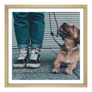 myposter, Poster im Naturholz Rahmen Buche gemasert im Format 32 x 18 cm, 