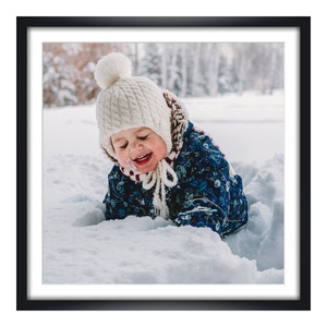 myposter, Poster im Holzrahmen in schwarz DIN Format im Format 14,8 x 10,5 cm, 