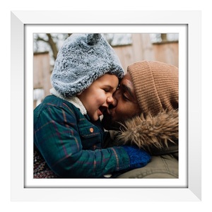 myposter, Poster im Holzrahmen breit in Galerie-Optik in weiß im Format 40 x 30 cm, 