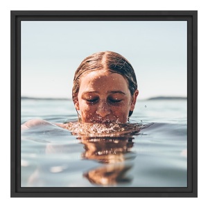myposter, Alu Dibond im Schattenfugen Rahmen in schwarz im Format 30 x 20 cm, 