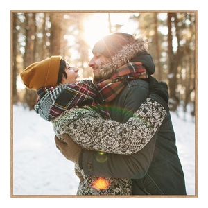 myposter, Alu Dibond im Artbox Eiche Natur im Format 15 x 10 cm, 